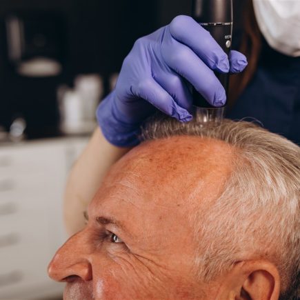 technique de pointe en greffe de cheveux