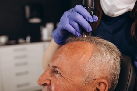 technique de pointe en greffe de cheveux