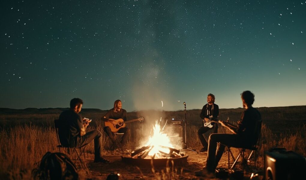 Une sélection de chansons sur le camping à écouter sous les étoiles