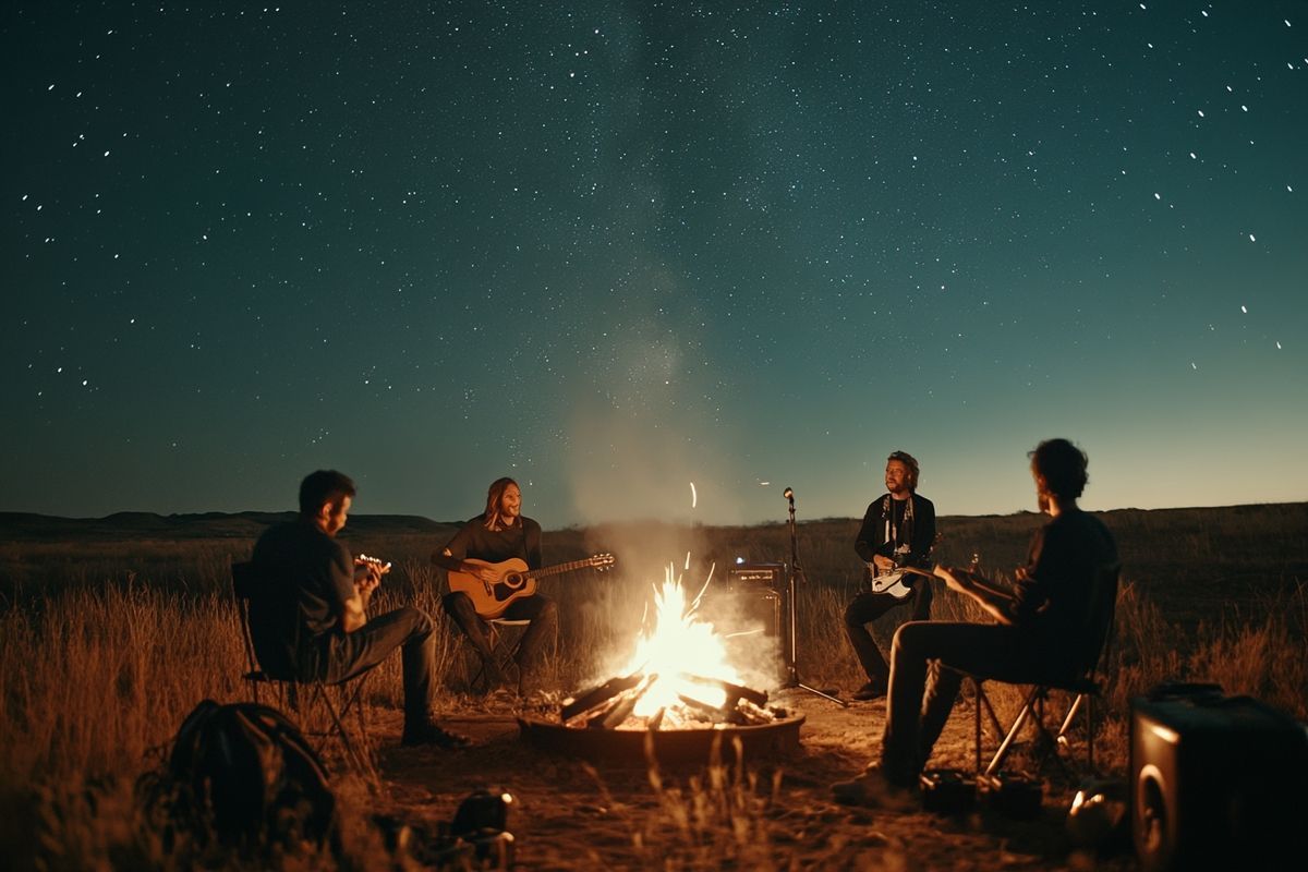 Une sélection de chansons sur le camping à écouter sous les étoiles