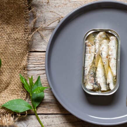 Canned sardines