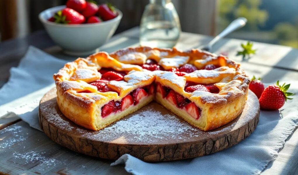 clafoutis aux fraises