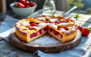 clafoutis aux fraises