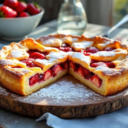 clafoutis aux fraises