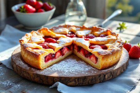 clafoutis aux fraises