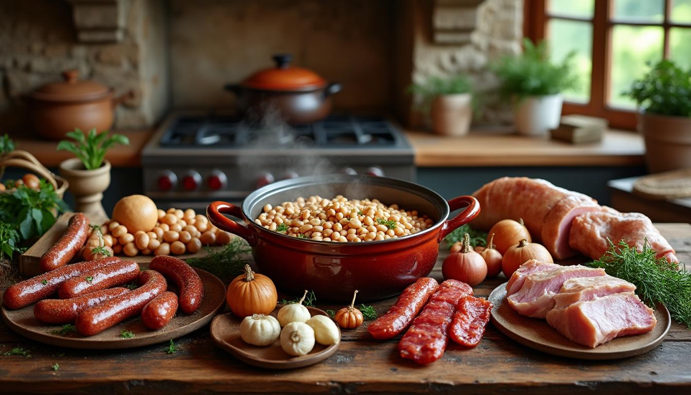 plongez dans l'univers savoureux du cassoulet de castelnaudary ! découvrez les secrets de cette recette emblématique, les ingrédients traditionnels, et les astuces pour réaliser ce plat réconfortant chez vous. un voyage culinaire au cœur de l'occitanie vous attend.