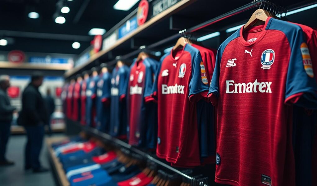 découvrez la gamme des maillots stade français avec sponsor, identifiez le modèle le plus récent et affichez votre passion pour votre équipe préférée avec style et authenticité.