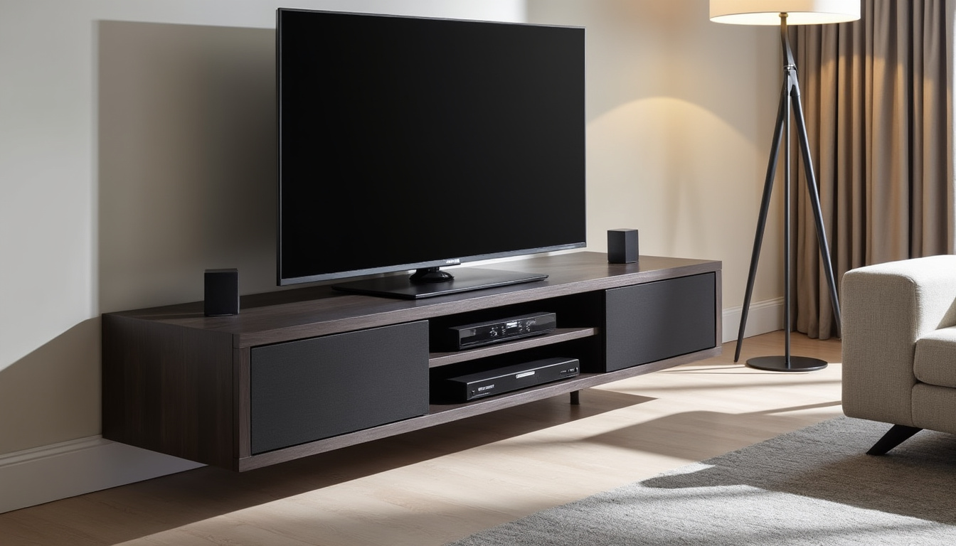 découvrez comment un meuble tv équipé pour ipod, iphone et avec enceintes intégrées peut révolutionner votre salon. alliez style, praticité et qualité sonore pour une expérience multimédia unique chez vous.