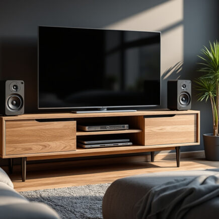 découvrez comment un meuble tv avec support ipod, iphone et enceintes intégrées peut révolutionner votre espace de divertissement en alliant design, praticité et son de qualité.