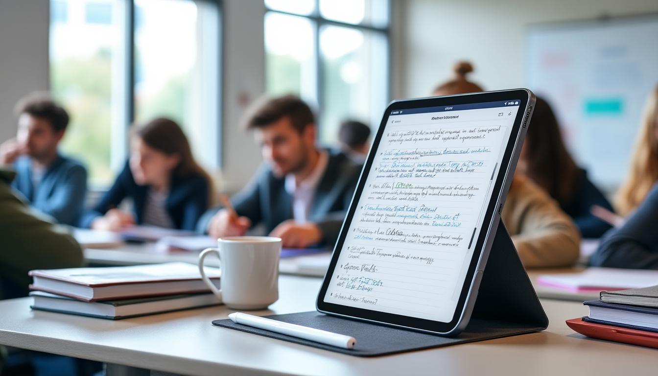 découvrez comment optimiser votre ipad pour la prise de notes en classe avec des astuces pratiques et des applications recommandées pour améliorer votre organisation et efficacité.