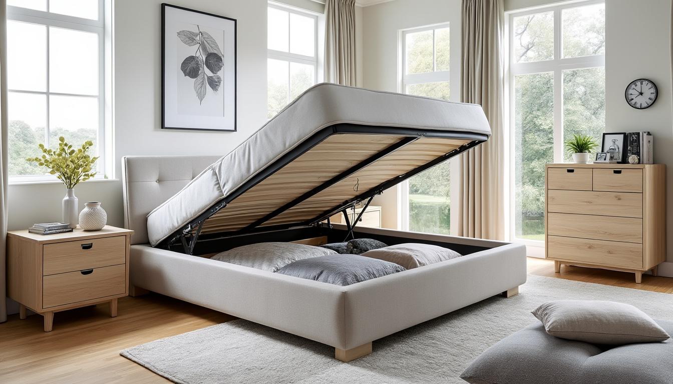 optimisez votre espace avec un lit coffre doté de rangement intégré. découvrez tous les avantages pour un intérieur pratique et organisé.