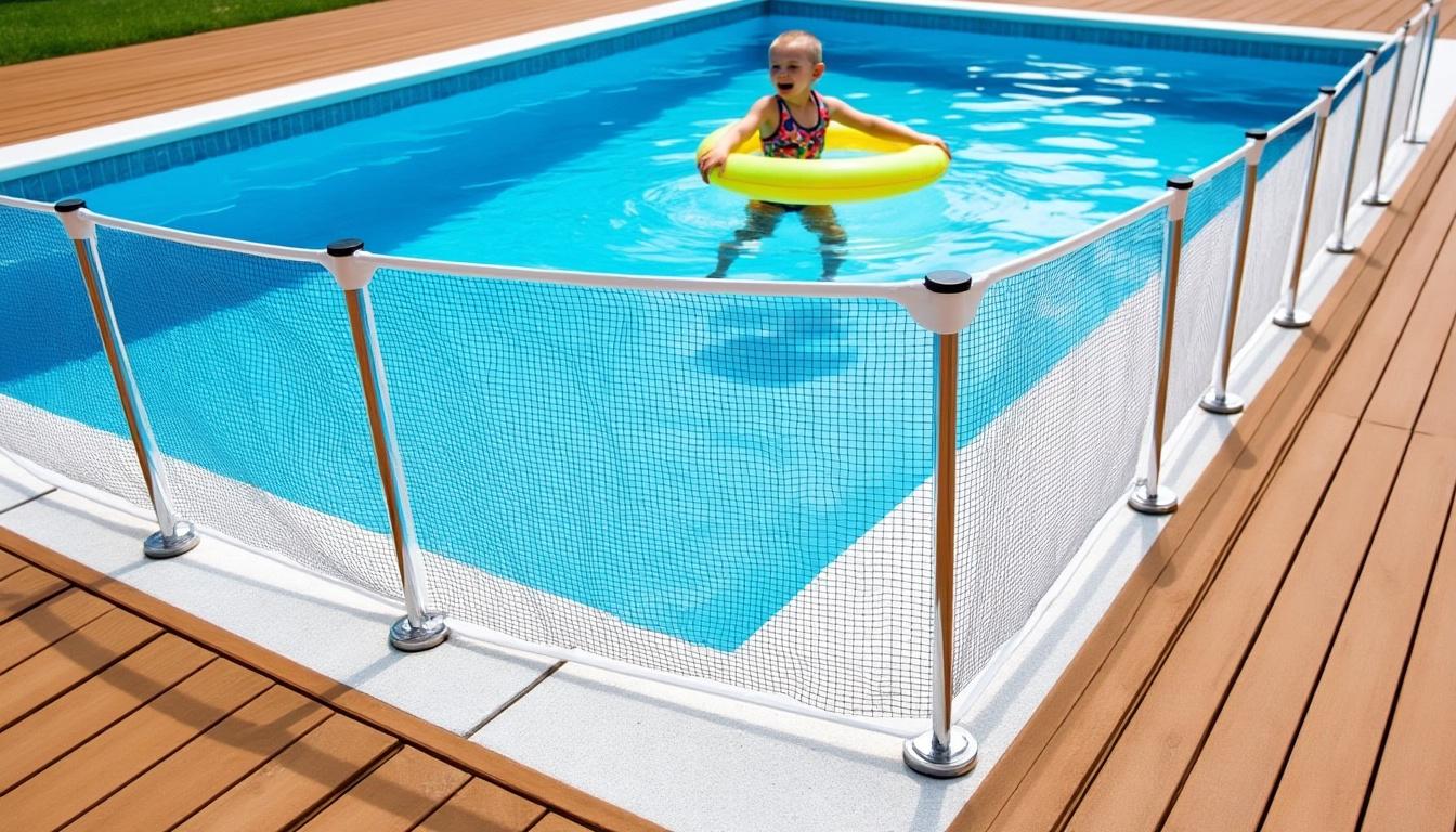 découvrez les avantages du filet de sécurité pour piscine avec fixations, une solution efficace pour protéger vos enfants et garantir leur sécurité autour de l'eau.