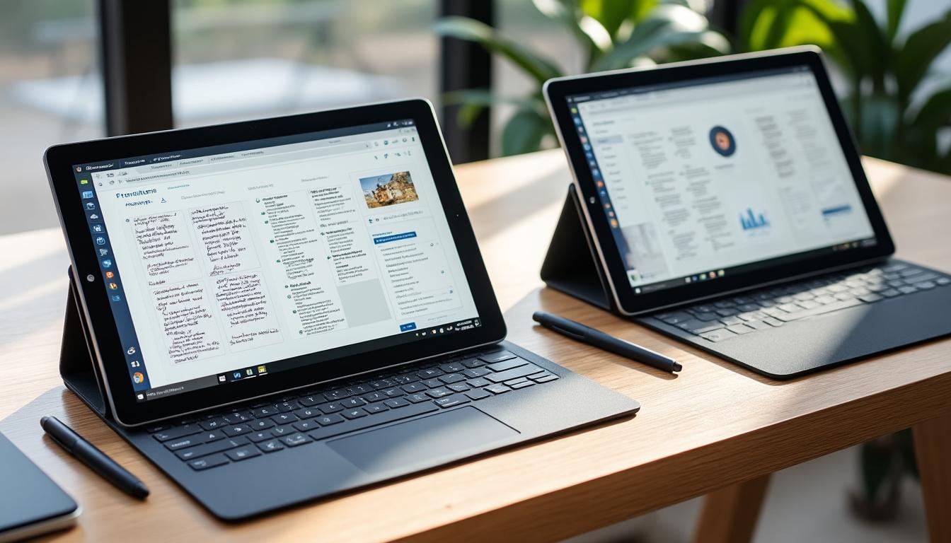 Comparatif des tablettes tactiles Microsoft pour prise de notes : quel ...