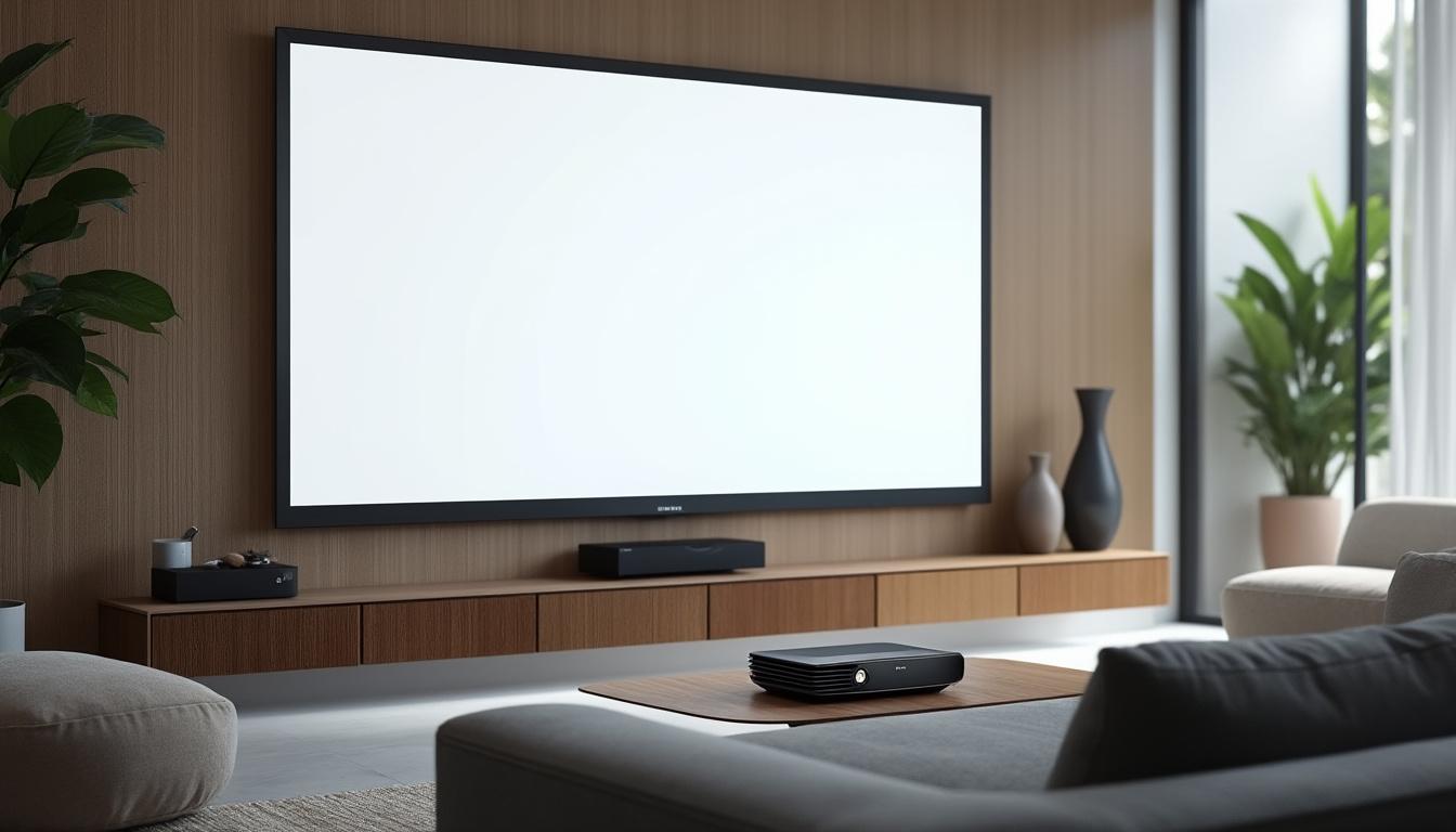 explorez les nombreux avantages du vidéoprojecteur epson à focale courte, idéal pour profiter d'une image de qualité exceptionnelle dans votre maison, même dans les petits espaces.