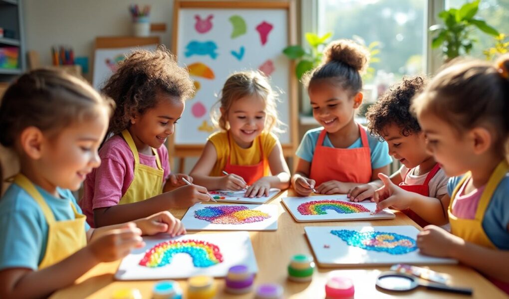 découvrez les diamond paintings pour enfants, une activité ludique et éducative qui stimule la créativité, la concentration et la motricité fine tout en s'amusant.