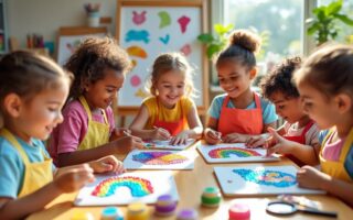 découvrez les diamond paintings pour enfants, une activité ludique et éducative qui stimule la créativité, la concentration et la motricité fine tout en s'amusant.