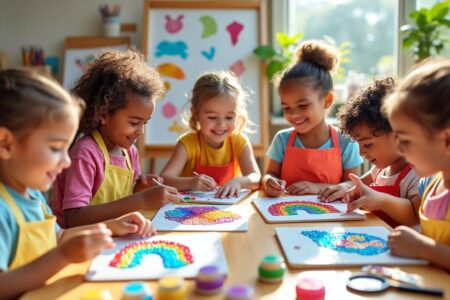 découvrez les diamond paintings pour enfants, une activité ludique et éducative qui stimule la créativité, la concentration et la motricité fine tout en s'amusant.