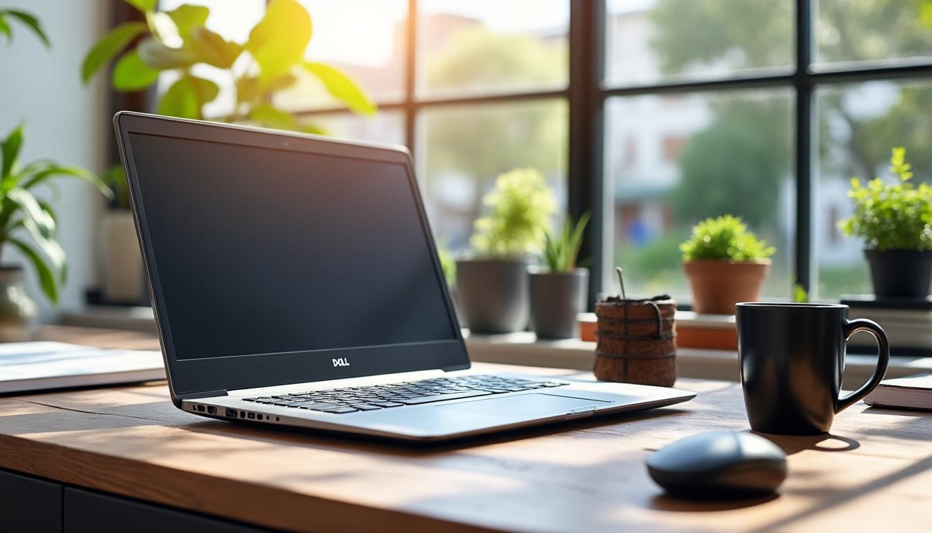 découvrez le pc portable dell 14 pouces, idéal pour la bureautique, alliant performance et légèreté pour une utilisation quotidienne facile et efficace.