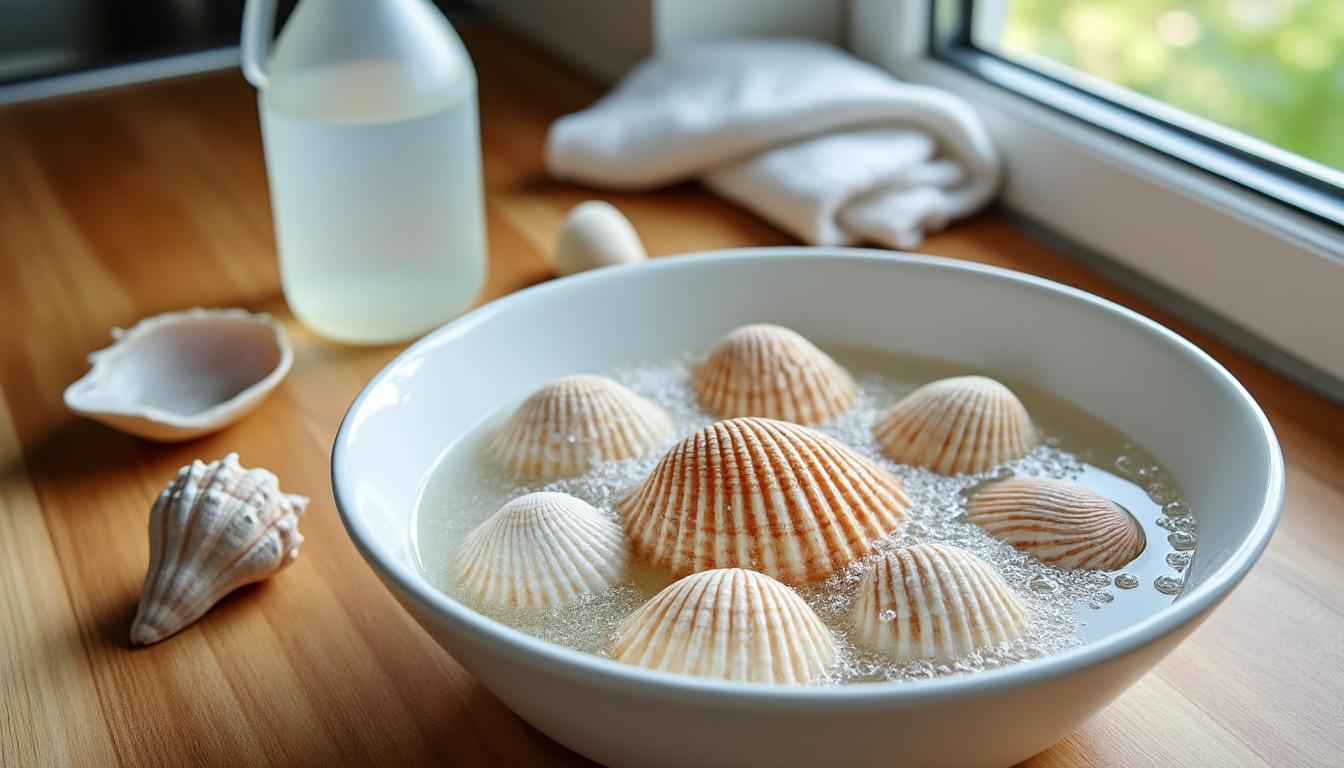 découvrez les avantages du vinaigre blanc et apprenez comment nettoyer efficacement vos coquillages grâce à ce produit naturel et économique.