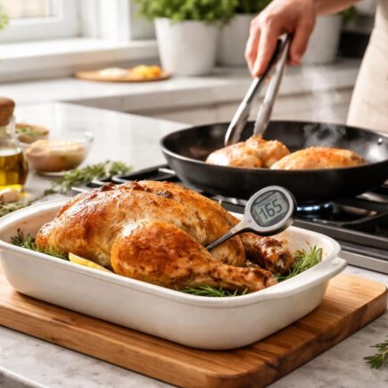 découvrez des astuces efficaces pour réchauffer votre poulet rôti tout en conservant sa jutosité et sa saveur, afin de savourer un plat tendre et délicieux à chaque repas.