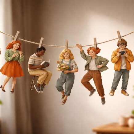 apprenez à créer une guirlande originale et colorée avec des personnages en papier, idéale pour décorer vos fêtes et événements avec une touche personnelle et créative.