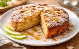 savourez le namandier aux pommes de cyril lignac, un dessert gourmand et irrésistible alliant douceur et saveurs fruitées.