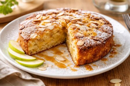 savourez le namandier aux pommes de cyril lignac, un dessert gourmand et irrésistible alliant douceur et saveurs fruitées.