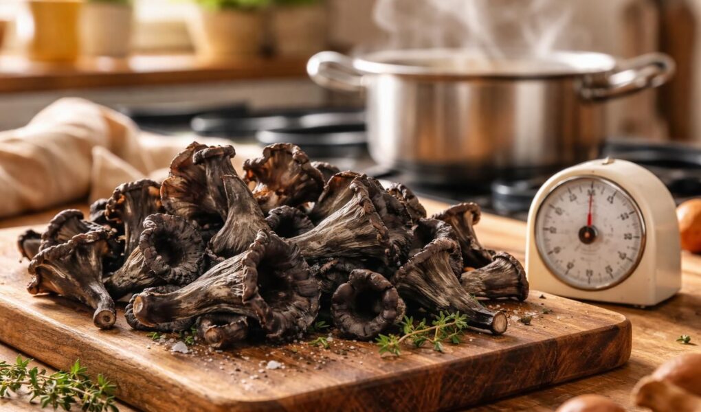 apprenez le temps de cuisson idéal des trompettes de mort pour préparer des plats savoureux et réussir vos recettes à chaque fois.