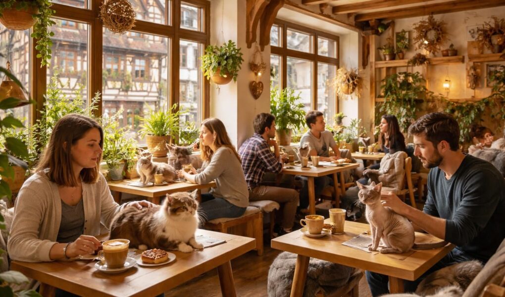 découvrez les bars à chat à strasbourg, une tendance unique où détente et câlins félins séduisent de plus en plus d'habitants.