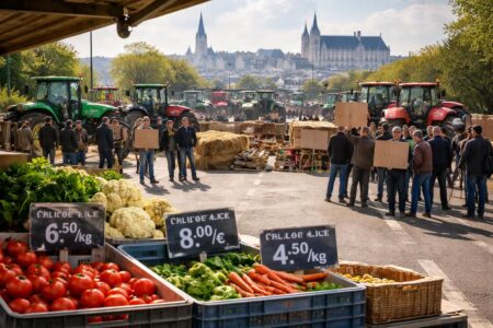 analyse des conséquences du blocage des agriculteurs à nantes sur l'évolution des prix des produits agricoles et son impact sur les consommateurs.