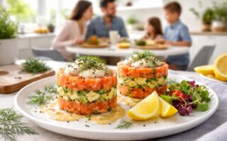 apprenez à préparer des timbales de saumon élégantes et rapides, parfaites pour régaler votre famille lors de vos repas conviviaux.