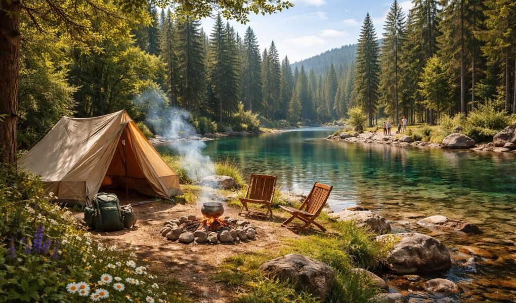 plongez dans une escapade estivale inoubliable en pleine nature, où détente et aventure vous attendent au cœur de paysages préservés.