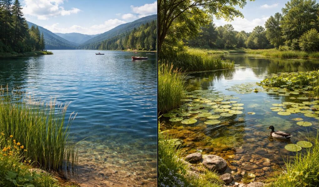 découvrez les principales différences entre un lac et un étang pour mieux comprendre ces plans d'eau essentiels en géographie et réussir vos études.