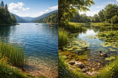 découvrez les principales différences entre un lac et un étang pour mieux comprendre ces plans d'eau essentiels en géographie et réussir vos études.