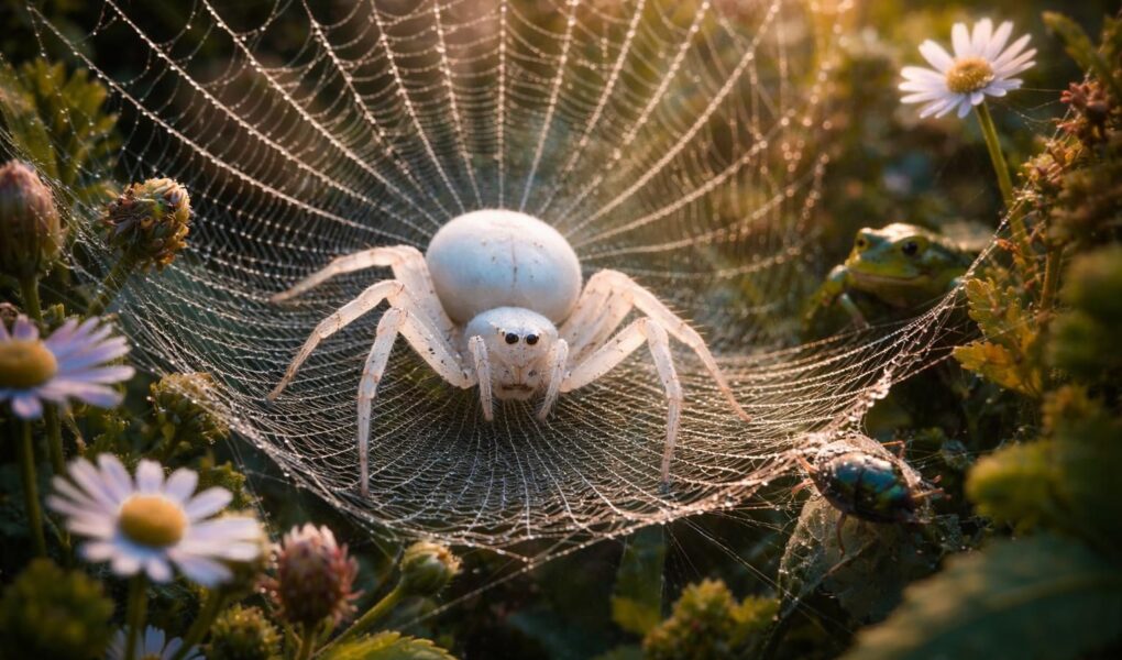 découvrez les habitudes étonnantes de l'araignée blanche en france, un petit arthropode méconnu aux comportements fascinants.