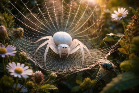 découvrez les habitudes étonnantes de l'araignée blanche en france, un petit arthropode méconnu aux comportements fascinants.