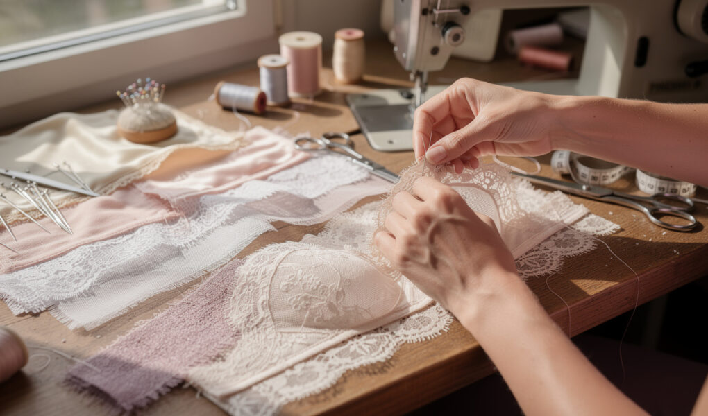 découvrez comment créer vos propres pièces uniques de lingerie cousue main grâce à notre guide complet et astuces de fabrication artisanale.