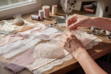 découvrez comment créer vos propres pièces uniques de lingerie cousue main grâce à notre guide complet et astuces de fabrication artisanale.