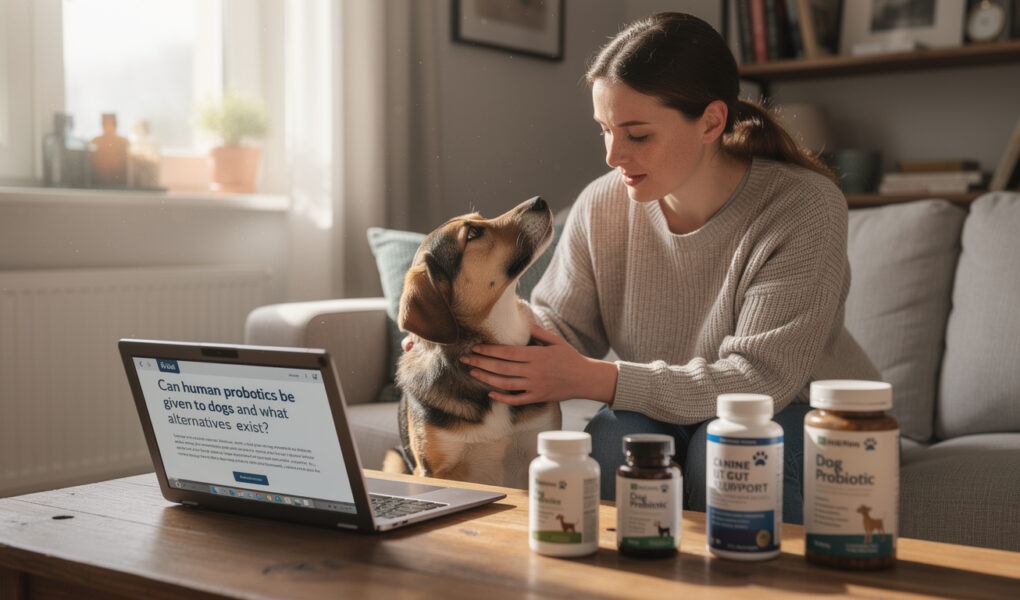 découvrez si les probiotiques destinés aux humains conviennent aux chiens et explorez les alternatives spécifiques pour favoriser la santé digestive de votre compagnon à quatre pattes.