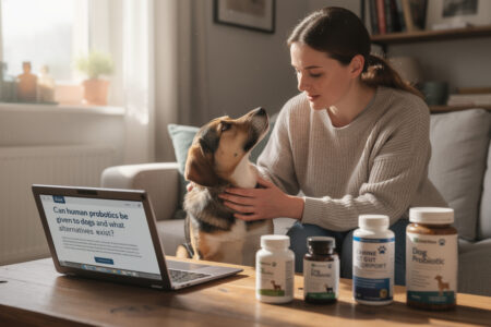 découvrez si les probiotiques destinés aux humains conviennent aux chiens et explorez les alternatives spécifiques pour favoriser la santé digestive de votre compagnon à quatre pattes.