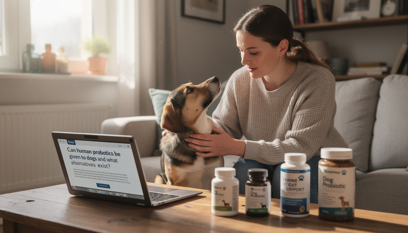 découvrez si les probiotiques destinés aux humains conviennent aux chiens et explorez les alternatives spécifiques pour favoriser la santé digestive de votre compagnon à quatre pattes.