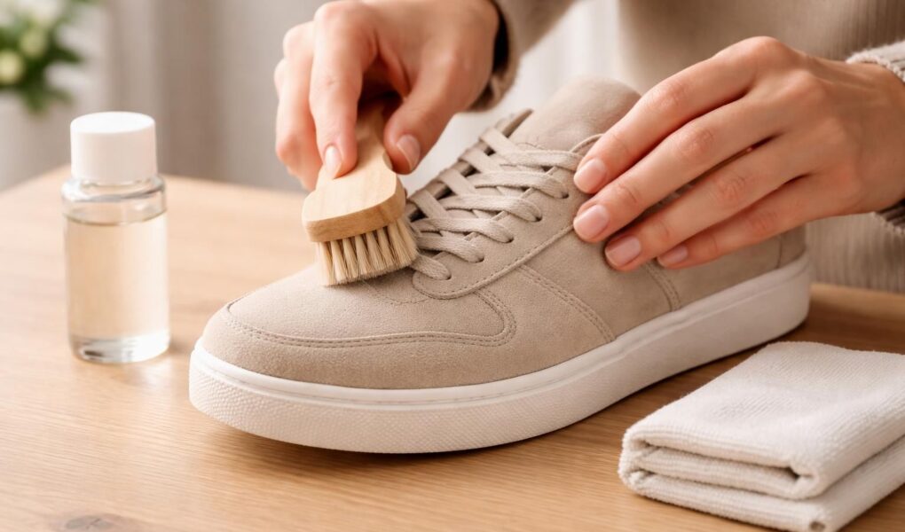 découvrez des méthodes efficaces et délicates pour nettoyer vos baskets en daim sans endommager leur texture, en préservant leur aspect d'origine.