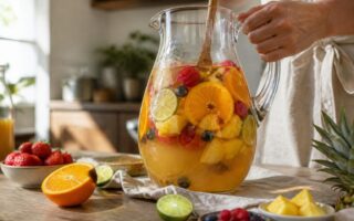 découvrez notre recette simple et efficace pour préparer un punch maison en carafe, parfait pour impressionner vos invités lors de vos soirées.