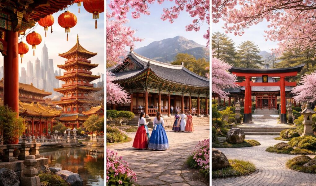 découvrez les différences culturelles, historiques et sociales entre la chine, la corée et le japon à travers notre site asiatique dédié.