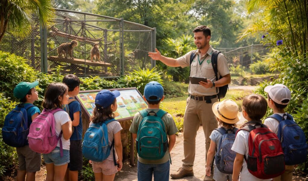 découvrez le zoo de saint-michel-chef-chef, un lieu unique où les jeunes apprennent à connaître la faune et la biodiversité à travers une expérience éducative et ludique.