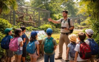 découvrez le zoo de saint-michel-chef-chef, un lieu unique où les jeunes apprennent à connaître la faune et la biodiversité à travers une expérience éducative et ludique.