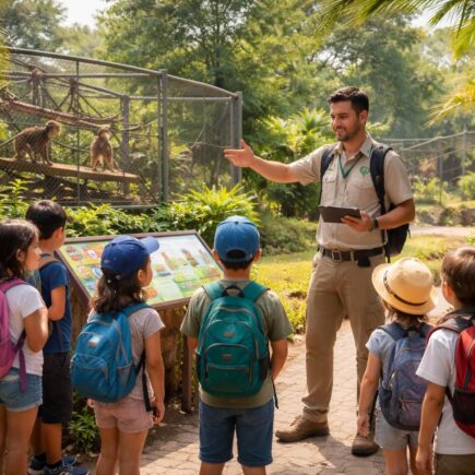 découvrez le zoo de saint-michel-chef-chef, un lieu unique où les jeunes apprennent à connaître la faune et la biodiversité à travers une expérience éducative et ludique.