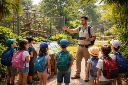 découvrez le zoo de saint-michel-chef-chef, un lieu unique où les jeunes apprennent à connaître la faune et la biodiversité à travers une expérience éducative et ludique.