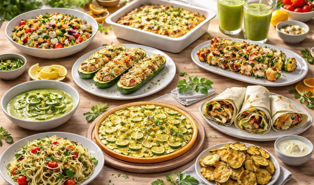 découvrez 10 recettes savoureuses et saines à base de courgettes pour des repas healthy et gourmands. faciles à préparer, elles raviront vos papilles tout en prenant soin de votre santé.
