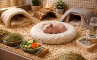 découvrez nos astuces incontournables pour aménager un habitat confortable et adapté à votre cochon d'inde sans poil, garantissant bien-être et sécurité.